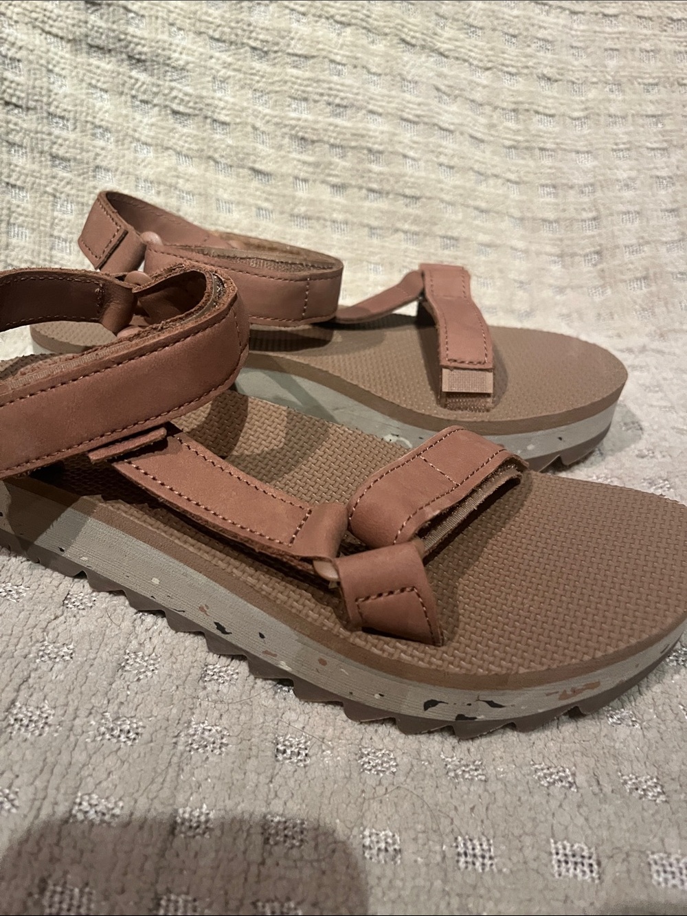 Teva Women's Tan Strappy Sport Sandals